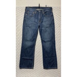 Levis 527 Jeans Mens Size 34x30 Fits 34x29 Bootcut Blue Denim Cowboy Western.